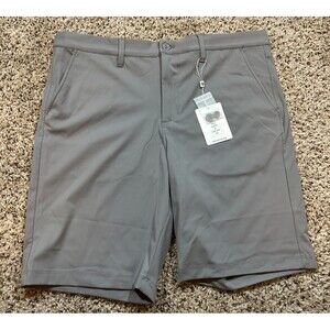 Graham Luxe Shorts Mens 38 Dark Grey Trace Golf 9” Performance GL40324 New